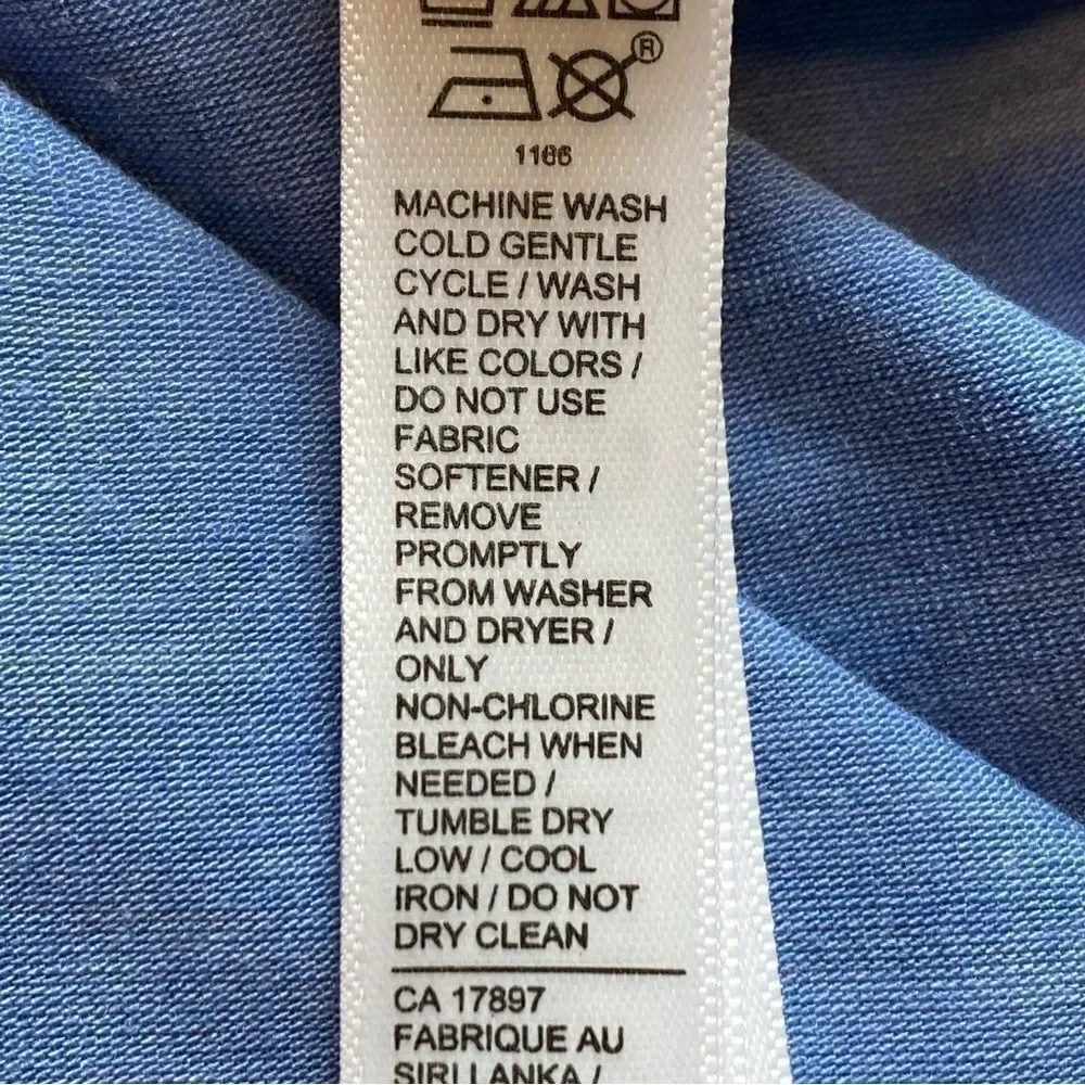 Athleta Blue Tranquility Top Size Small